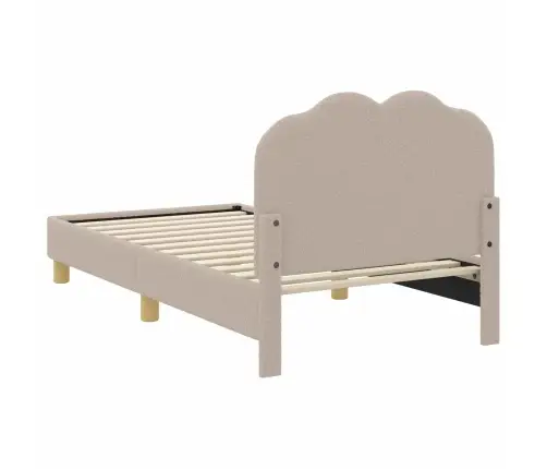 Bērnu Gultas Rāmis Ar Galvgali Gaiši Pelēks 80 X 160 Cm Vidaxl