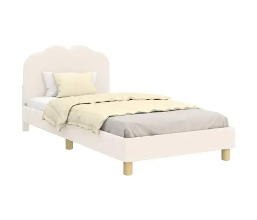 Laste Voodiraam Peatoega Peaga Cream 80 X 200 Cm Lammaste Riie