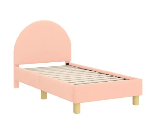 Vaikiška Lovo Rėmas Su Galvūgaliu Rožinė 70 X 140 Cm