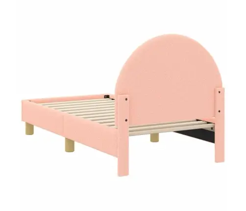Vaikiška Lovo Rėmas Su Galvūgaliu Rožinė 70 X 140 Cm