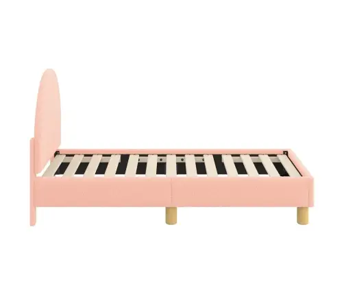 Vaikiška Lovo Rėmas Su Galvūgaliu Rožinė 70 X 140 Cm
