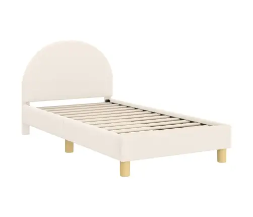 Laste Voodiraam Peatoega Peaga Cream 80 X 160 Cm Lammaste Riie