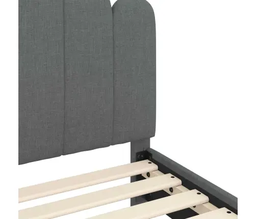 Kuni 3-Aastase Voodi Raam Koos Peatoega Tumehall 70 X 140 Cm