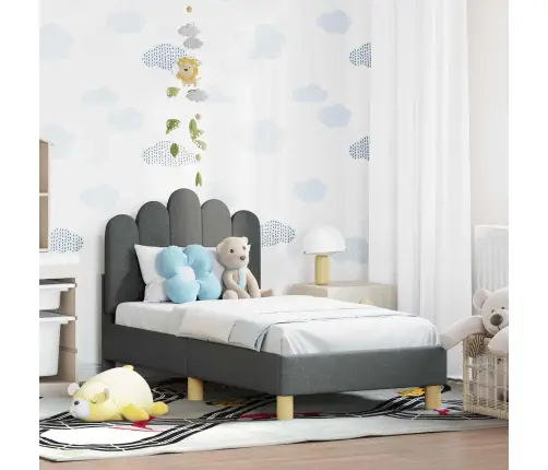 Kuni 3-Aastase Voodi Raam Koos Peatoega Tumehall 70 X 140 Cm