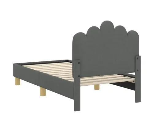 Kuni 3-Aastase Voodi Raam Koos Peatoega Tumehall 70 X 140 Cm