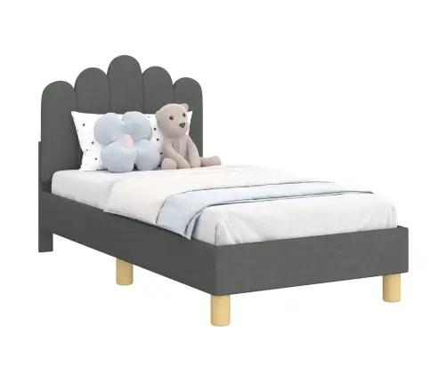 Kuni 3-Aastase Voodi Raam Koos Peatoega Tumehall 70 X 140 Cm