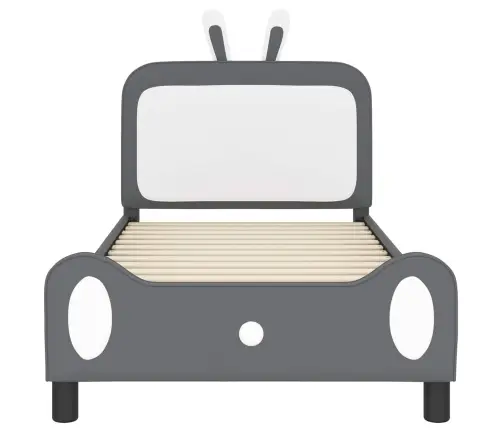 Vaikiška Lovos Konstrukcija Su Galvūgaliu Šviesiai Pilka Pu