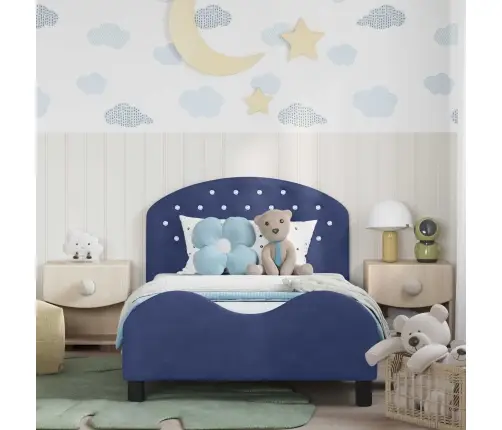 Vaikiška Lovos Konstrukcija Su Galvūgaliu Policijos Mėlyna