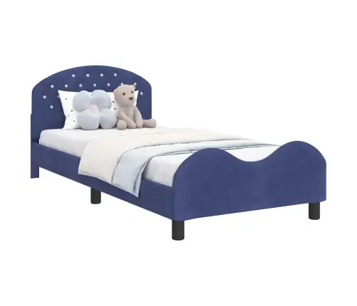 Vaikiška Lovos Konstrukcija Su Galvūgaliu Policijos Mėlyna