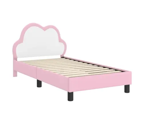 Lovos Rėmas Su Galvūgalio Rožinė 80 X 160 Cm Pu