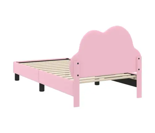 Lovos Rėmas Su Galvūgalio Rožinė 80 X 160 Cm Pu