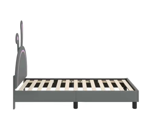 Vaikiška Lovos Konstrukcija Su Galvūgaliu Šviesiai Pilka Pu