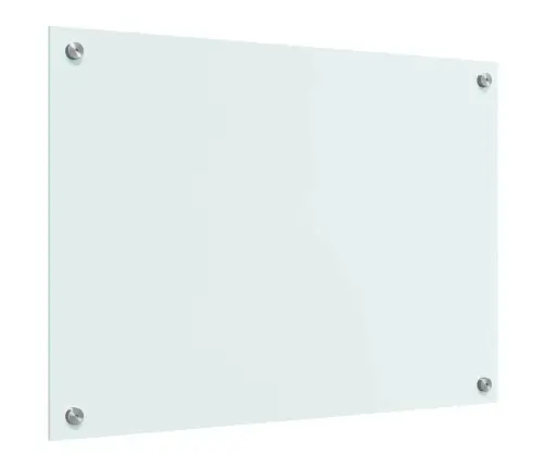 Virtuvės Užpakalinė Plokštė Balta 70 X 50 Cm Grūdintas Stiklas