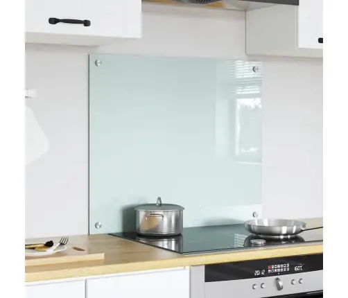 Kögi Splashback Valge 70 X 60 Cm Karastatud Klaas