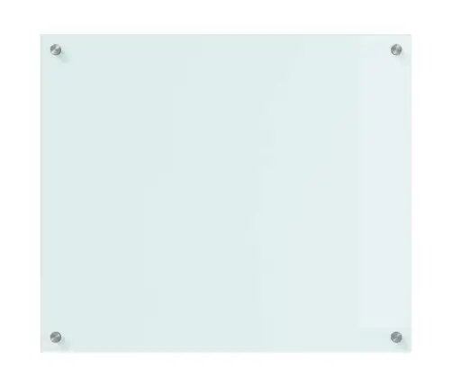 Kögi Splashback Valge 70 X 60 Cm Karastatud Klaas