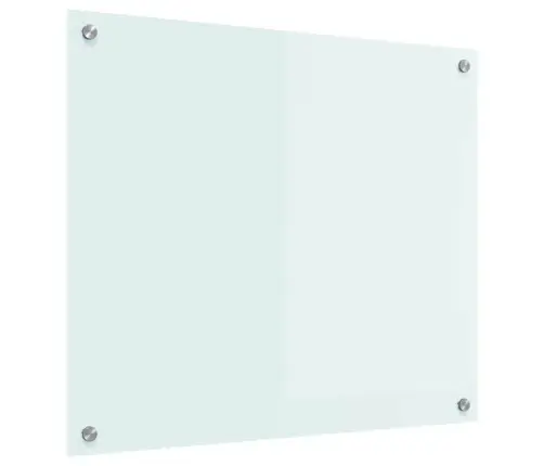 Kögi Splashback Valge 70 X 60 Cm Karastatud Klaas