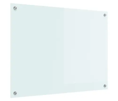 Kögi Splashback Valge 80 X 60 Cm Karastatud Klaas