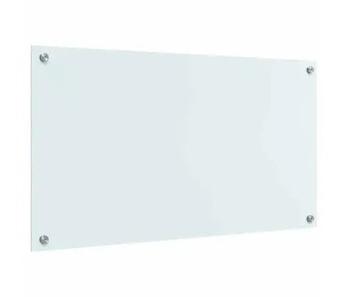 Kögi Splashback Valge 90 X 50 Cm Karastatud Klaas