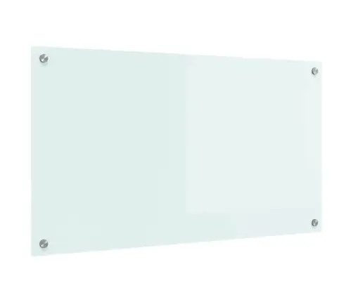 Kögi Splashback Valge 90 X 50 Cm Karastatud Klaas