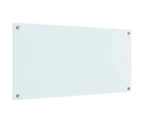 Kögi Splashback Valge 100 X 50 Cm Karastatud Klaas