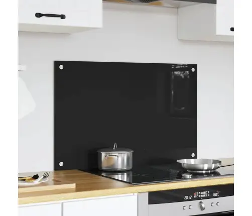 Kögi Splashback Must 80 X 50 Cm Karastatud Klaas