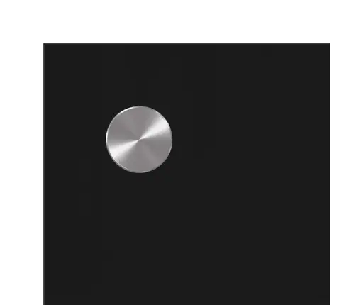 Kögi Splashback Must 90 X 60 Cm Karastatud Klaas