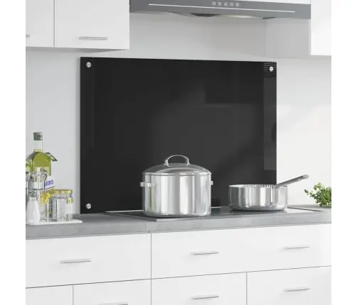 Kögi Splashback Must 90 X 60 Cm Karastatud Klaas