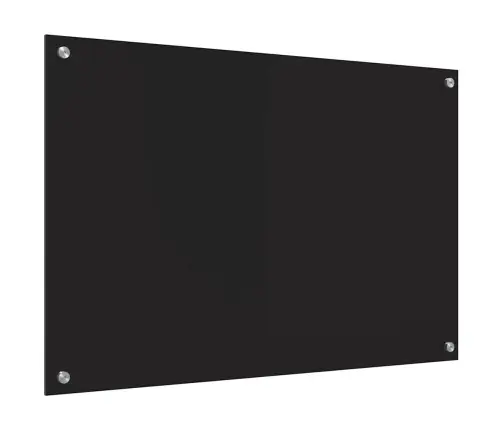 Kögi Splashback Must 90 X 60 Cm Karastatud Klaas