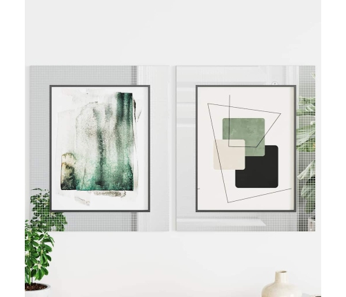 Spoguļu Mozaīkas Flīze 3 Pcs Sudraba 100 X 4 Cm Stikls Vidaxl