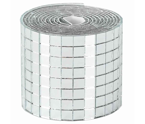 Spoguļu Mozaīkas Flīze 3 Pcs Sudraba 100 X 4 Cm Stikls Vidaxl