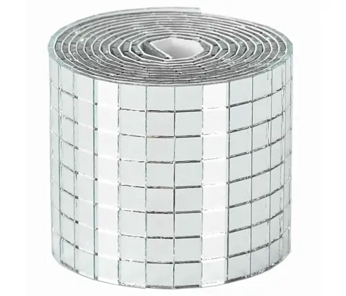 Spoguļu Mozaīkas Flīze 3 Pcs Sudraba 100 X 4 Cm Stikls Vidaxl