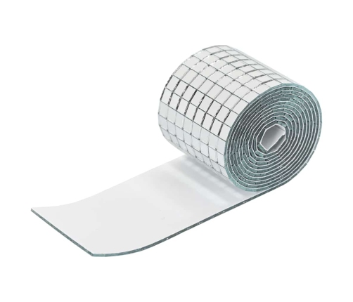 Spoguļu Mozaīkas Flīze 3 Pcs Sudraba 100 X 4 Cm Stikls Vidaxl