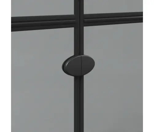 Ieejoša Dušas Siena Cits Melna Un Tumši Caurspīdīga 70 X 190 Cm Vidaxl