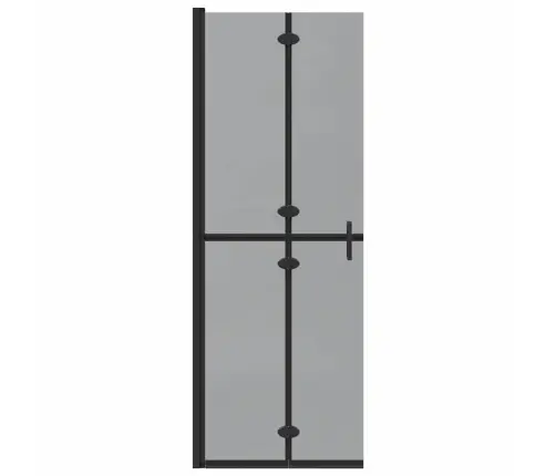 Ieejoša Dušas Siena Cits Melna Un Tumši Caurspīdīga 70 X 190 Cm Vidaxl