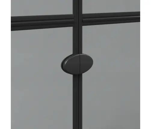 Ieejoša Dušas Siena Cits Melna Un Tumši Caurspīdīga 80 X 190 Cm Vidaxl