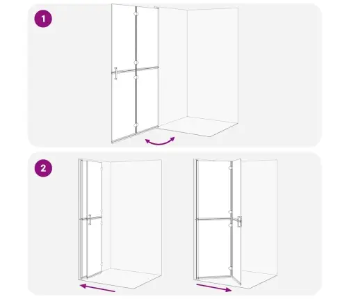 Käiguduši Sein Kuldne Ja Läbipaistev 110 X 190 Cm