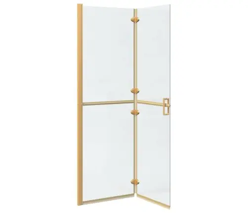 Keliaujanti Dušo Siena Auksinė 90 X 6.5 X 190 Cm