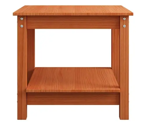 Kafijas Galdiņš Vaska Brūna 50 X 50 X 45 Cm Priedes Masīvkoks Vidaxl Kafijas Galdiņš Vaska Brūna 50 X 50 X 45 Cm Priedes Masīvkoks Vidaxl