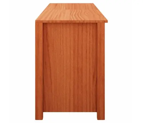 Batų Suolelis Su Lentyna Vaško Ruda 160 X 36,5 X 50 Cm