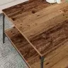 Kafijas Galdiņš Vecs Koks 80 X 80 X 40 Cm Inženierijas Koks Vidaxl