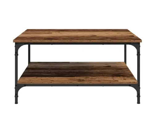 Kafijas Galdiņš Vecs Koks 80 X 80 X 40 Cm Inženierijas Koks Vidaxl