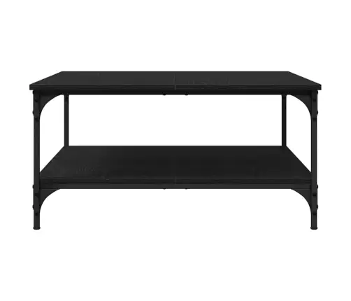 Kavos Staliukas Juoda Ąžuolo 80 X 80 X 40 Cm Apdirbta Mediena