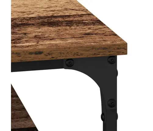 Kohvilaud Vana Puit 100 X 100 X 40 Cm Tehispuit