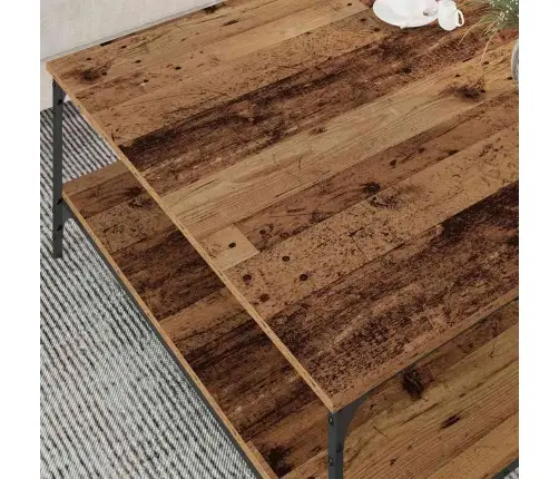 Kohvilaud Vana Puit 100 X 100 X 40 Cm Tehispuit