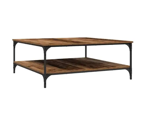 Kohvilaud Vana Puit 100 X 100 X 40 Cm Tehispuit