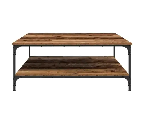 Kohvilaud Vana Puit 100 X 100 X 40 Cm Tehispuit