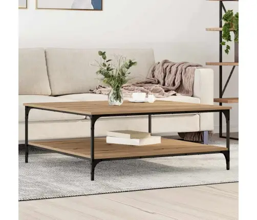 Kohvilaud Käsitöötamm 100 X 100 X 40 Cm Tehispuit