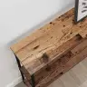 Konsoles Galds Vecs Koks 100 X 22.5 X 75 Cm Inženierijas Koks Vidaxl