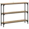 Konsoles Galds Ar Plauktu Amatnieku Ozola 100 X 22.5 X 75 Cm Vidaxl