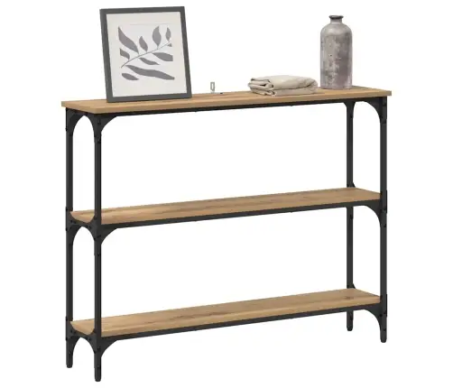 Konsoles Galds Ar Plauktu Amatnieku Ozola 100 X 22.5 X 75 Cm Vidaxl